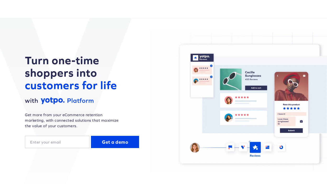 Yotpo Landing page