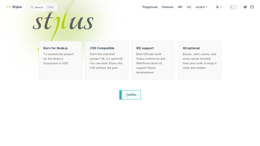 Stylus Landing Page