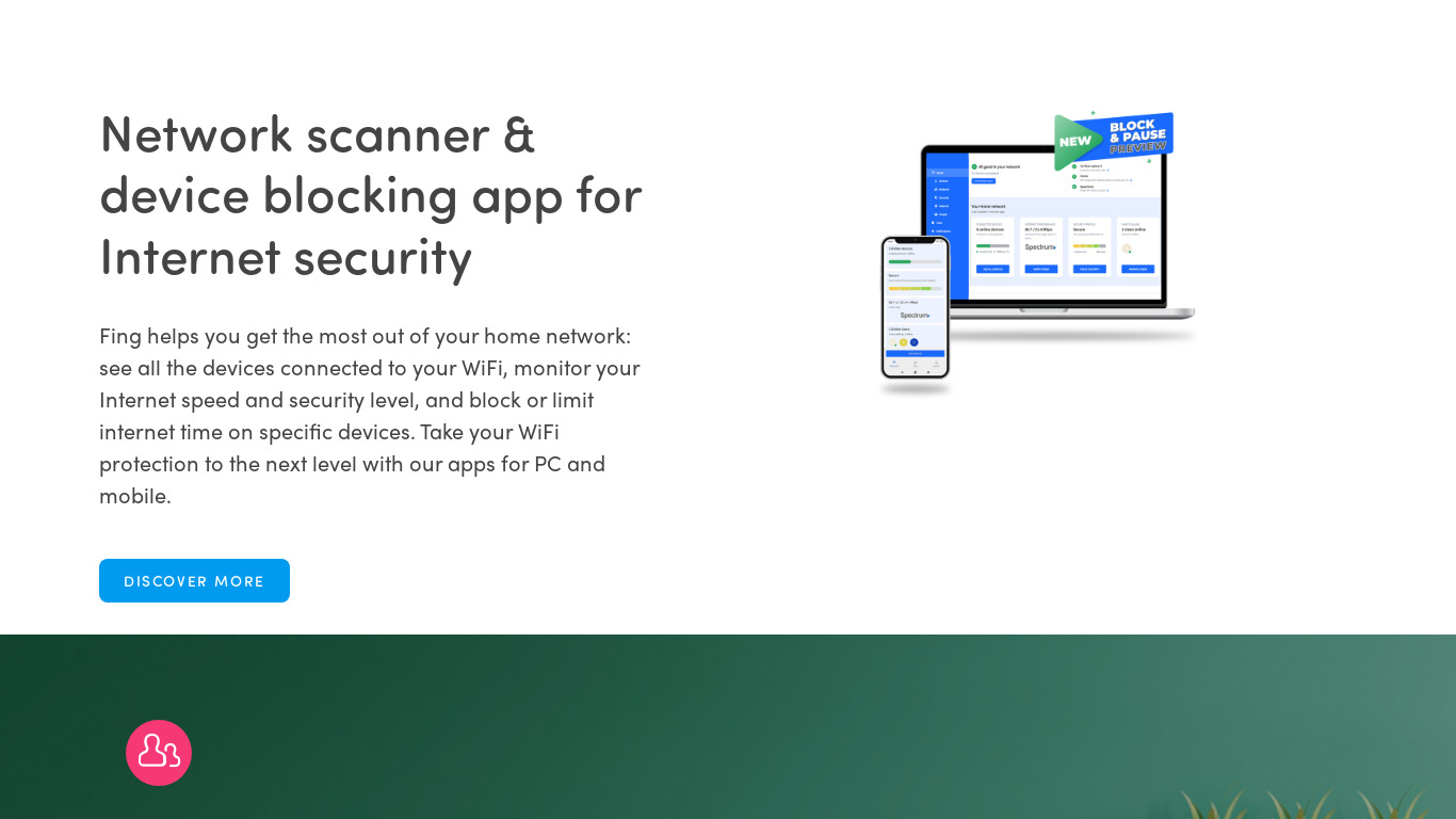 Fing Landing page