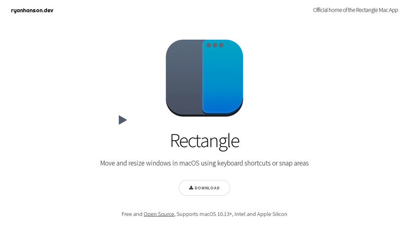 Rectangle Landing Page
