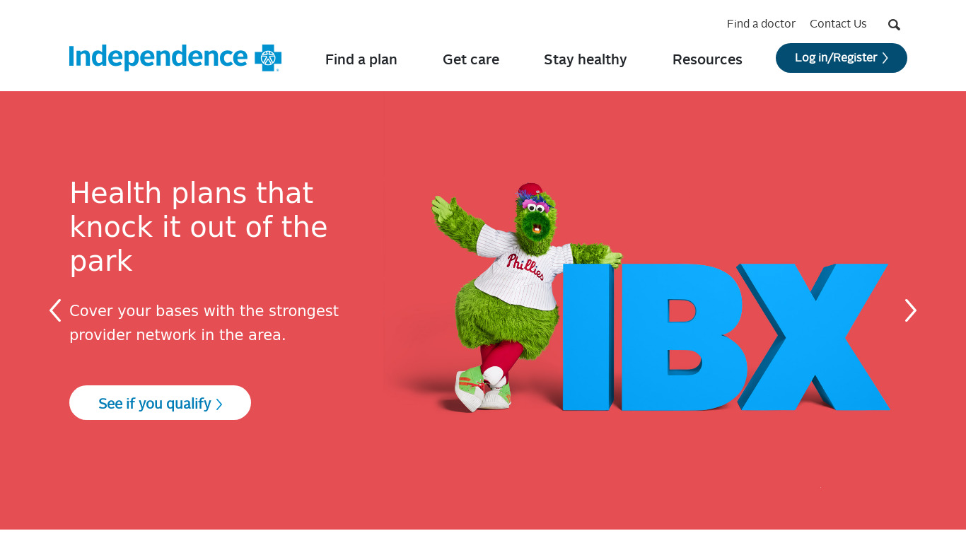 IBX Landing page