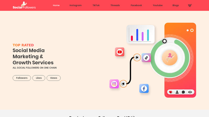 SocialFollowers.uk Landing Page SocialFollowers.uk Landing Page