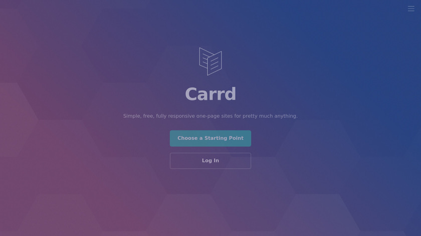 Carrd Landing Page