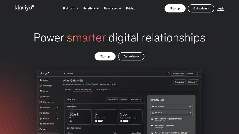 Klaviyo Landing Page Klaviyo Landing Page