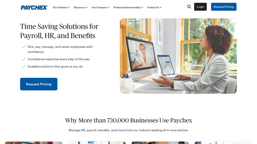 Paychex Landing Page