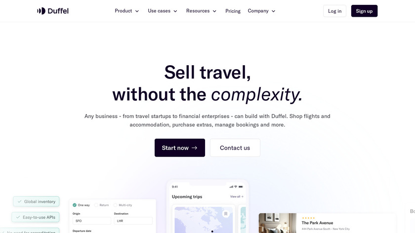 Duffel Landing Page Duffel Landing Page
