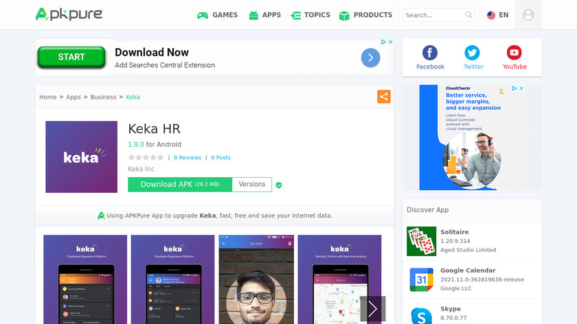 Keka HR Landing Page