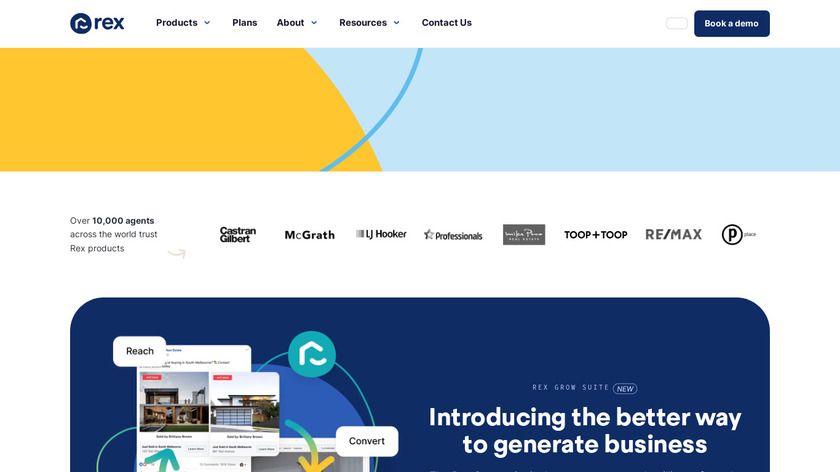 Rex Landing Page