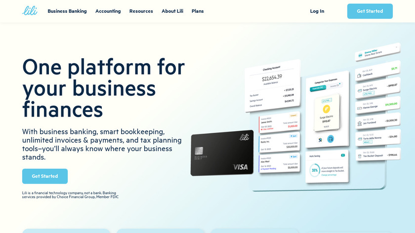 Lili – Mobile Banking Landing Page Lili – Mobile Banking Landing Page