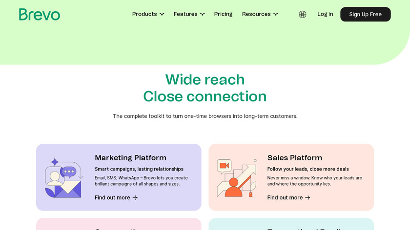 Brevo Landing Page