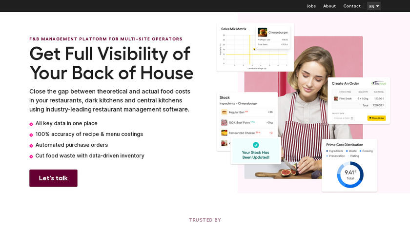 Apicbase Food Management Landing Page Apicbase Food Management Landing Page