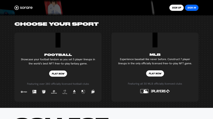 Sorare Landing Page Sorare Landing Page