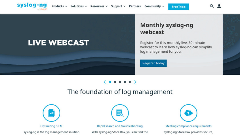 Syslog-ng Landing Page