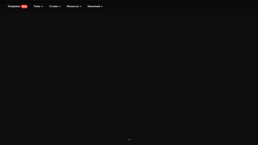 CapCut Landing Page
