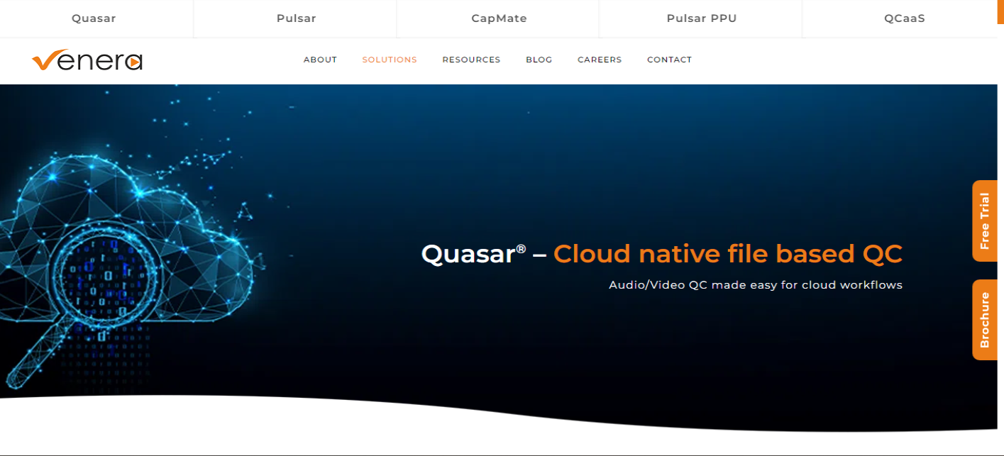 Venera Quasar Landing page