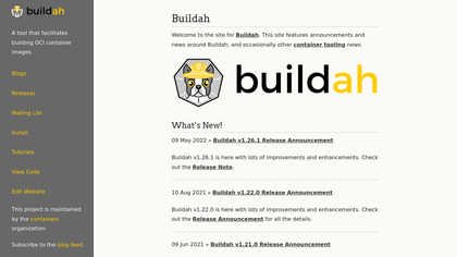 Buildah screenshot