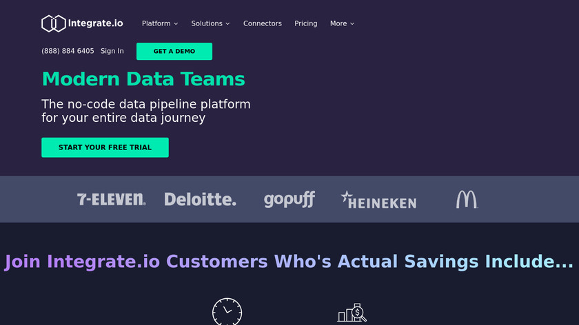 Integrate.io Landing Page