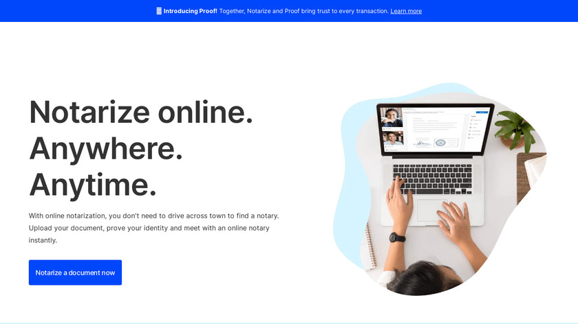 Notarize Landing Page Notarize Landing Page