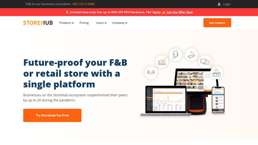 StoreHub Landing Page