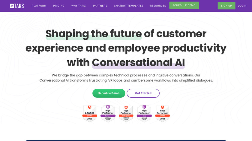 Tars Landing Page