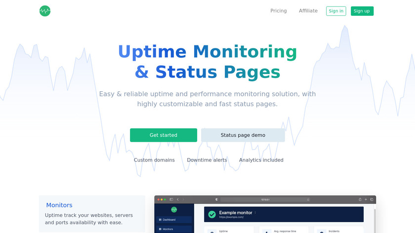 UptimeSystem.io Landing Page UptimeSystem.io Landing Page