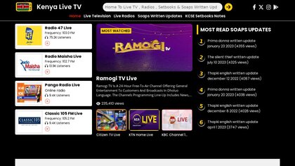Kenya Live TV image