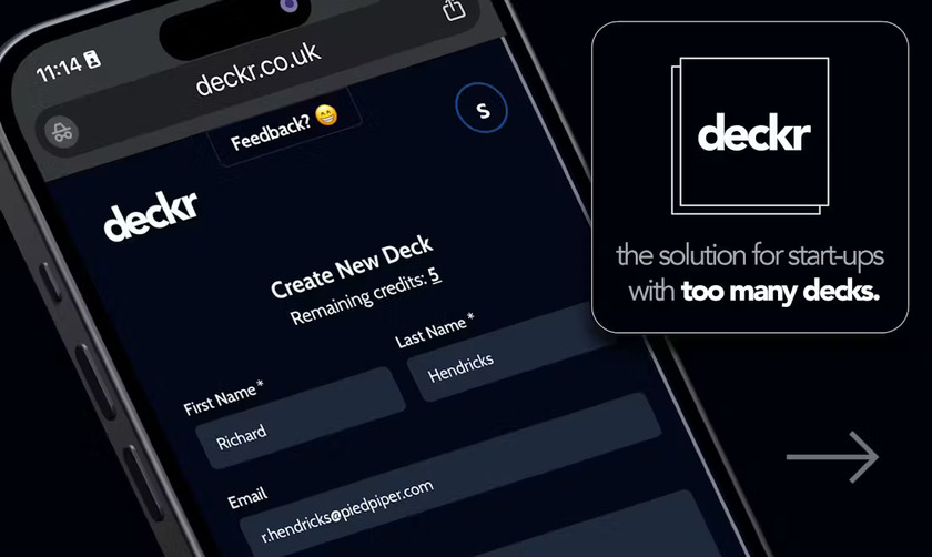 deckr Sending form deckr Sending form