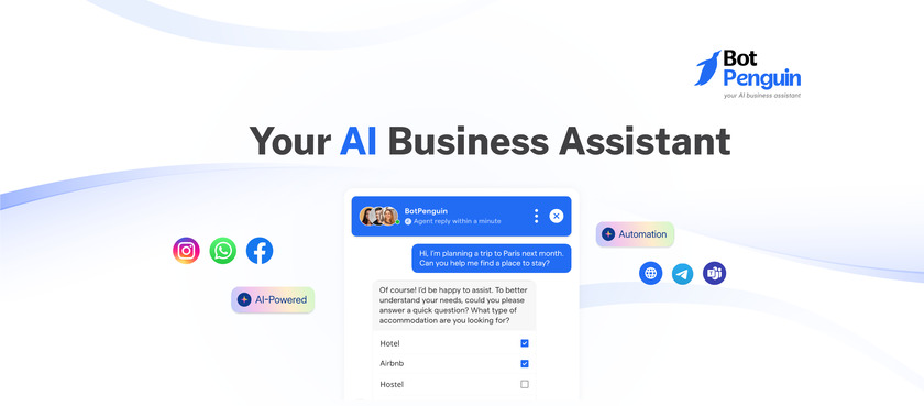 BotPenguin Landing Page