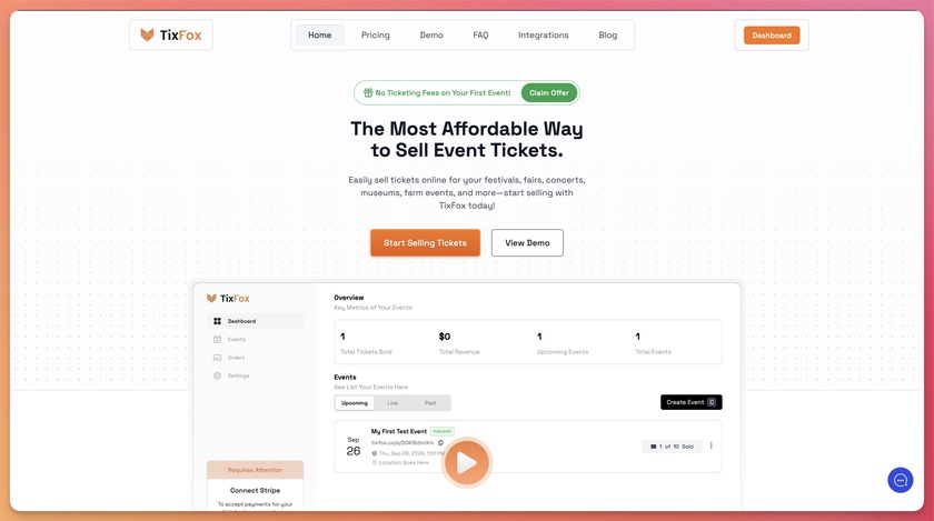 TixFox.co Landing Page TixFox.co Landing Page