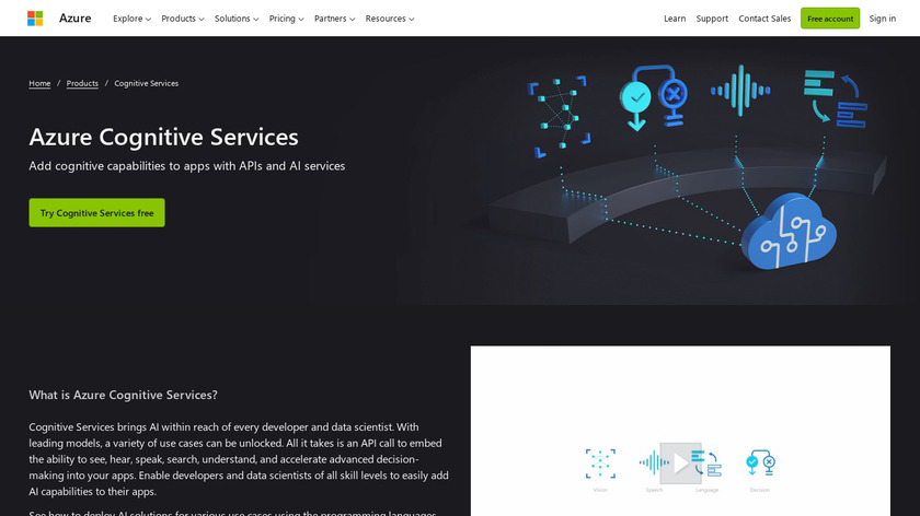 Project Oxford Landing Page