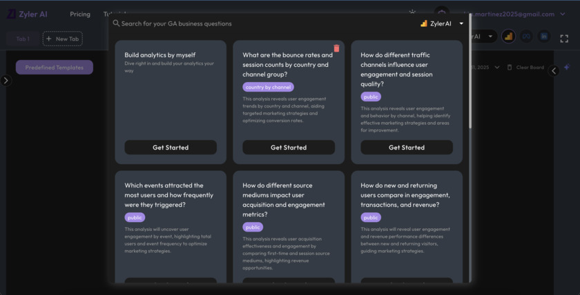 Zyler AI Landing Page Zyler AI Landing Page