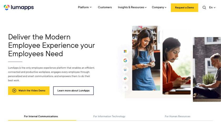 LumApps Landing Page LumApps Landing Page