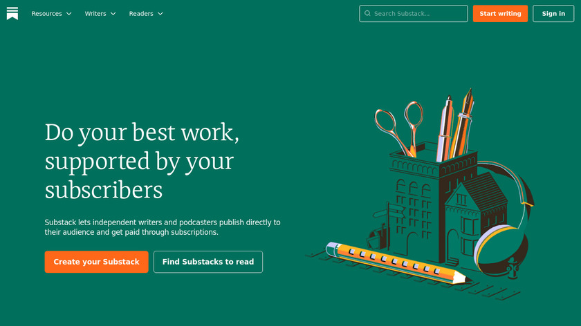 Substack Landing Page