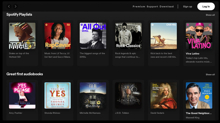 Spotify Landing Page