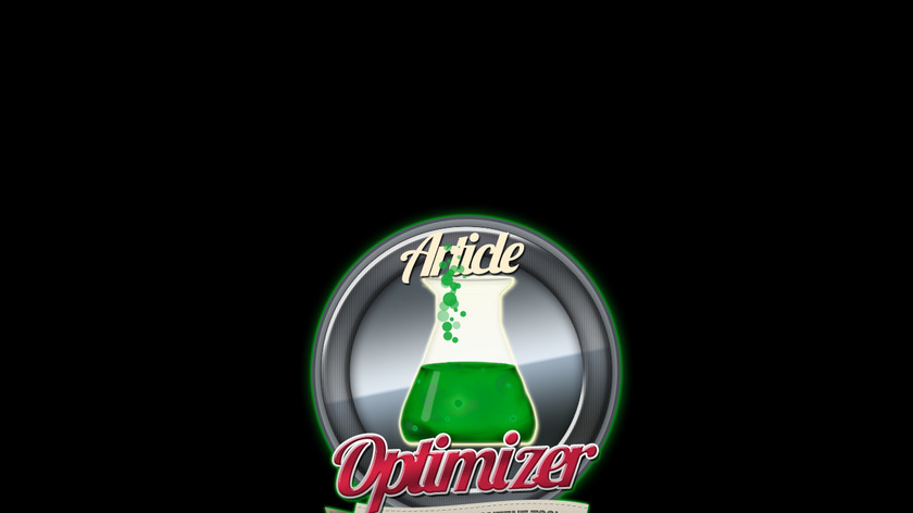 Article Optimizer Landing Page