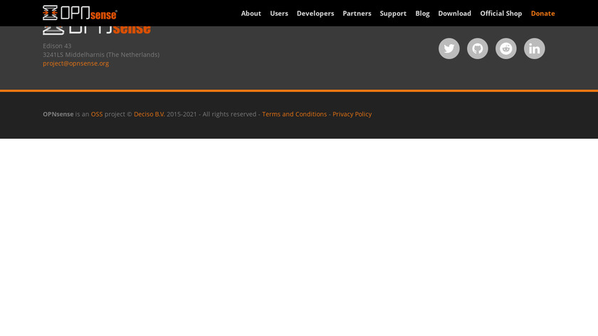 OPNsense Landing Page