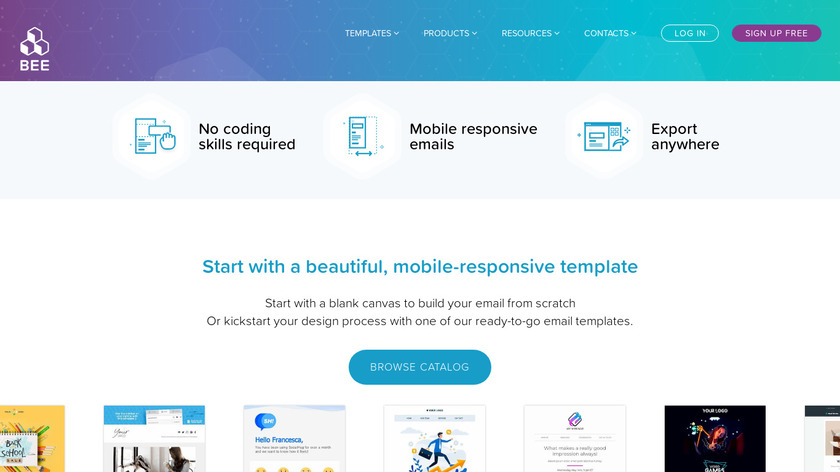 BeeFree.io Landing Page