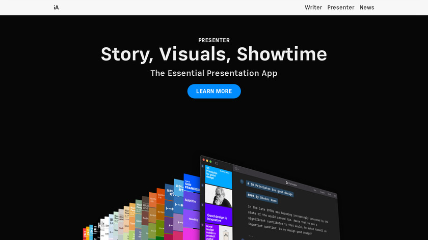 iA Writer Landing Page