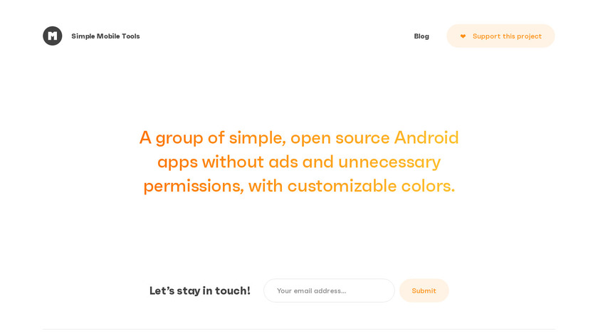 Simple Calendar Landing Page