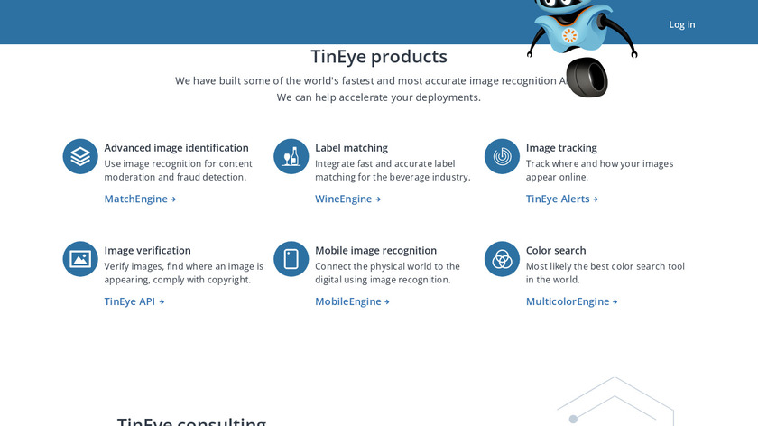 TinEye Landing Page