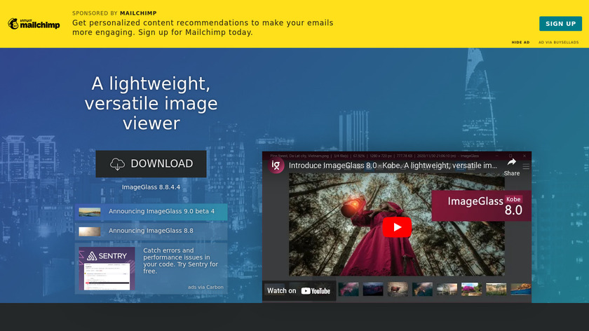 ImageGlass Landing Page