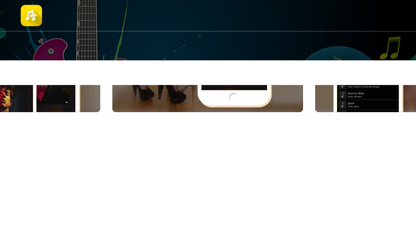 Musify Landing page