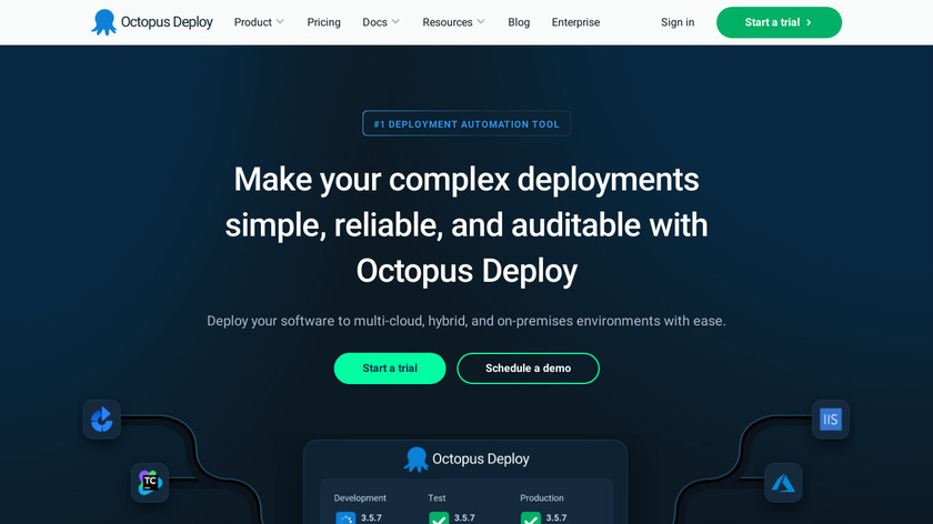 Octopus Deploy Landing Page
