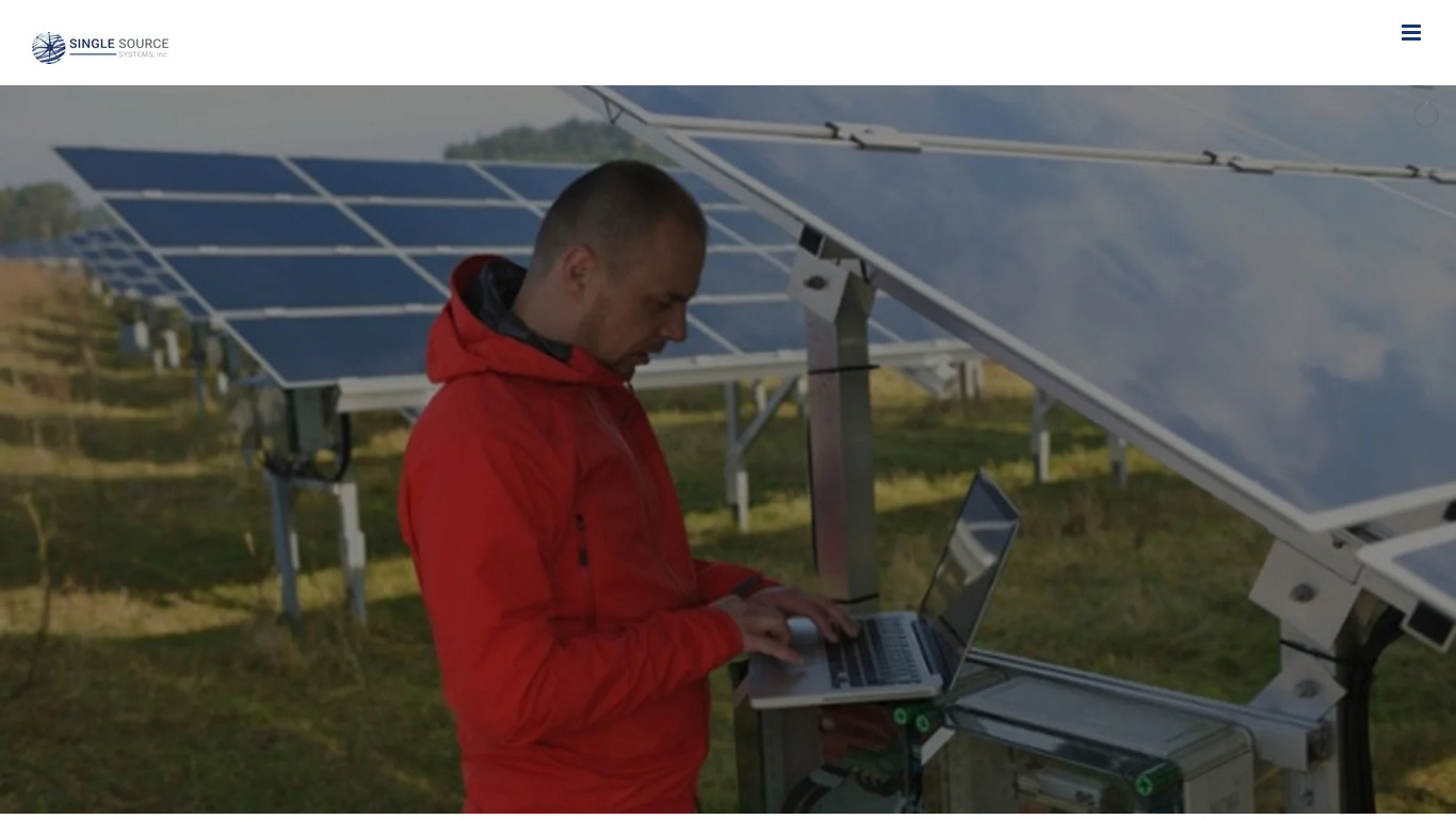 Single Source Systems Landing page